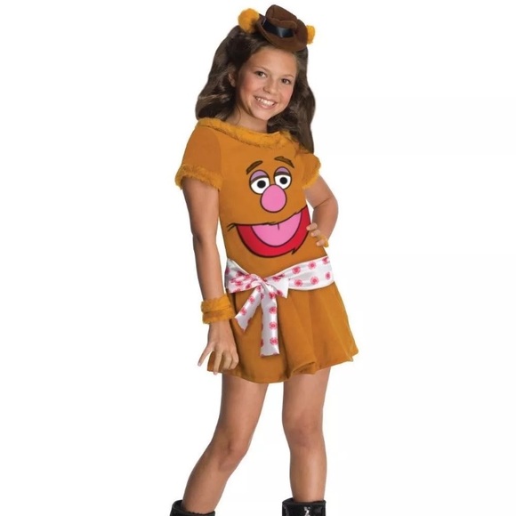 🍭The Muppets FOZZIE BEAR Halloween girl Costume - Picture 1 of 2